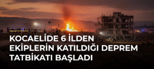 Kocaelide 6 ilden ekiplerin katıldığı deprem tatbikatı başladı
