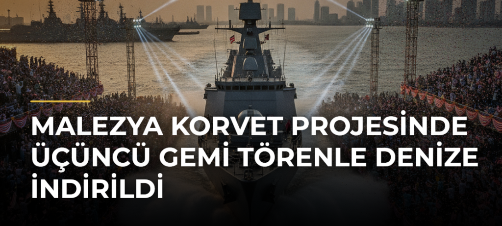 Malezya Korvet Projesinde Üçüncü Gemi Törenle Denize İndirildi