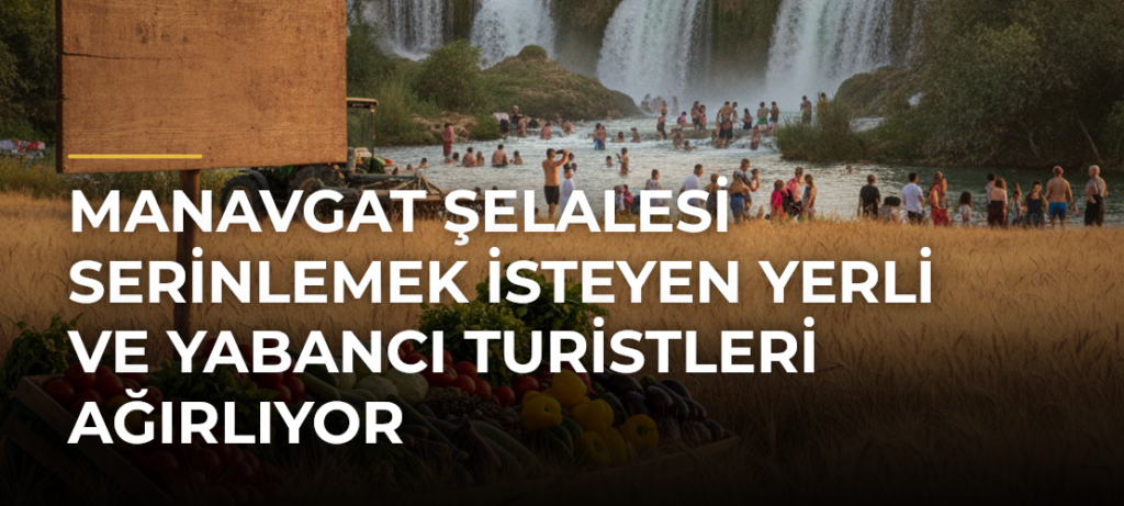 Manavgat Şelalesi Serinlemek İsteyen Yerli ve Yabancı Turistleri Ağırlıyor