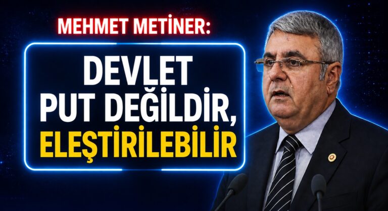 Mehmet Metiner: Devlet Put Değildir Eleştirilebilir