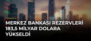 Merkez Bankası rezervleri 183,5 milyar dolara yükseldi