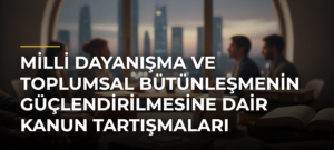 Milli Dayanışma ve Toplumsal Bütünleşmenin Güçlendirilmesine Dair Kanun Tartışmaları