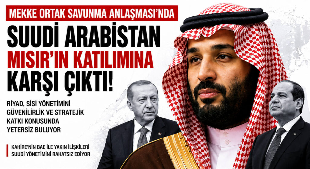 SUUDİ ARABİSTAN, MISIRA KARŞI ÇIKTI