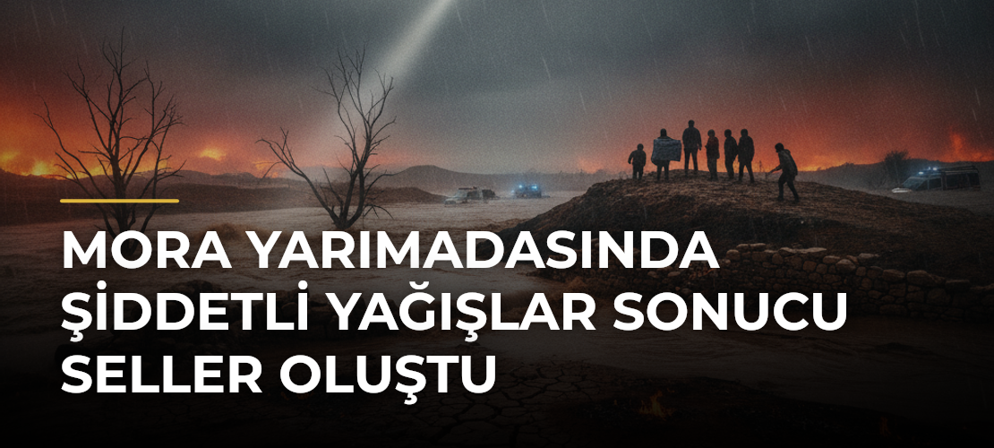 Mora Yarımadasında Şiddetli Yağışlar Sonucu Seller Oluştu - Mirat Haber