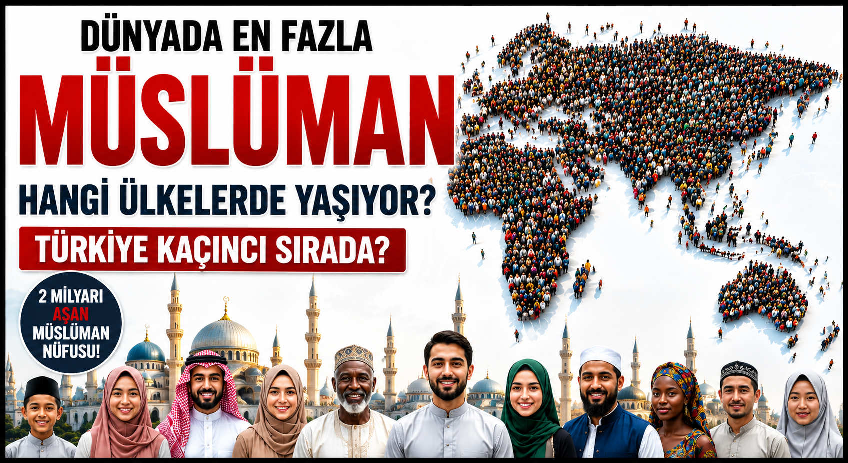 Dünyada En Fazla Müslüman Hangi Ülkelerde Yaşıyor?
