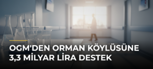 OGM’den Orman Köylüsüne 3,3 Milyar Lira Destek