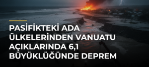 Pasifikteki ada ülkelerinden Vanuatu açıklarında 6,1 büyüklüğünde deprem