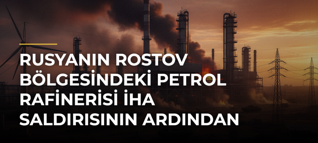 Rusyanın Rostov Bölgesindeki Petrol Rafinerisi İHA Saldırısının Ardından Faaliyetini Durdurdu
