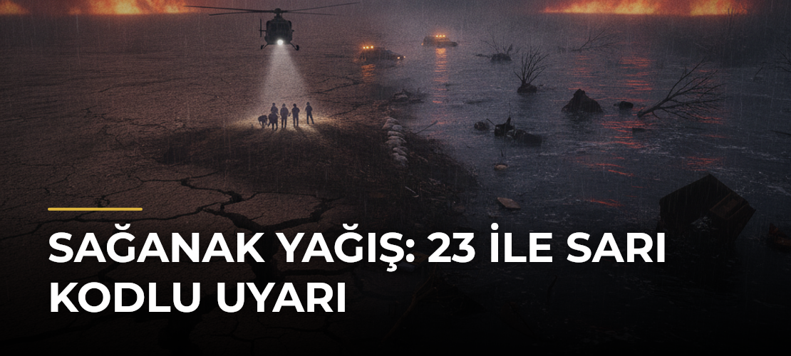 Sağanak Yağış: 23 İle Sarı Kodlu Uyarı - Mirat Haber