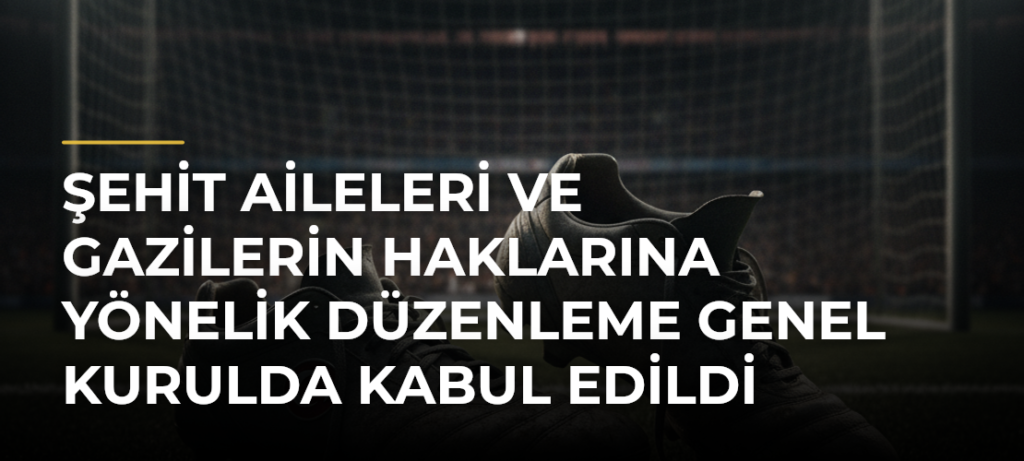 Şehit aileleri ve gazilerin haklarına yönelik düzenleme Genel Kurulda kabul edildi