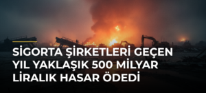 Sigorta şirketleri geçen yıl yaklaşık 500 milyar liralık hasar ödedi