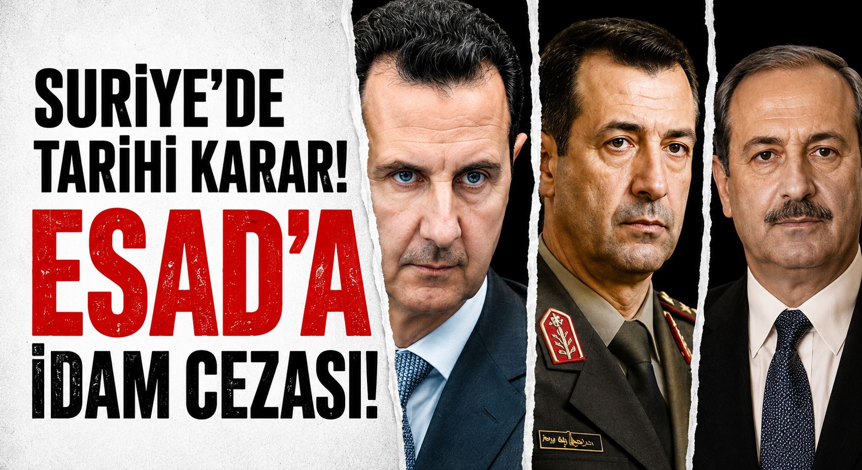 BEŞAR ESAD VE KARDEŞİNE İDAM CEZASI