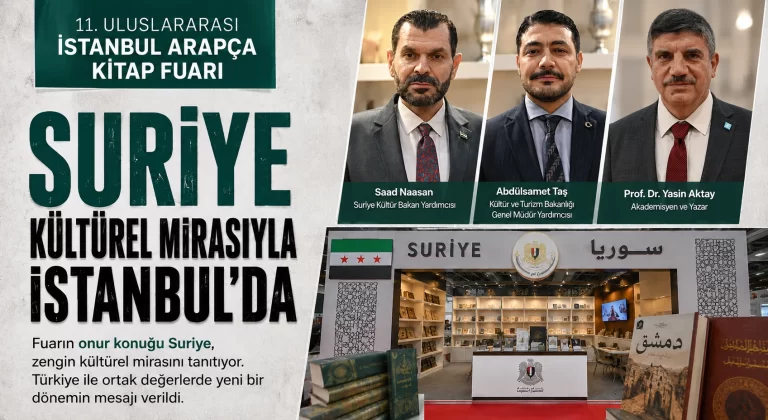 Suriye, İstanbul Kitap Fuarı’nda Kültürel Mirasını Tanıtıyor