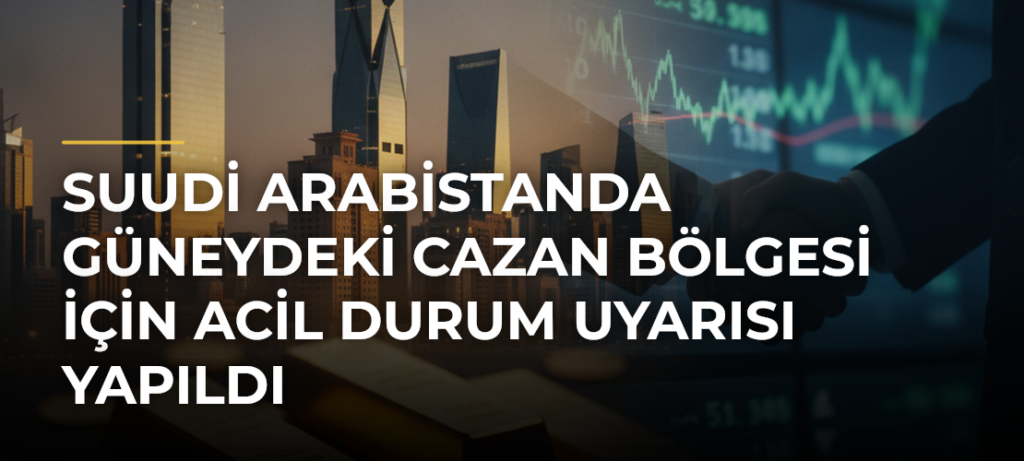 Suudi Arabistanda güneydeki Cazan bölgesi için acil durum uyarısı yapıldı