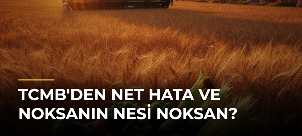 TCMB’den Net Hata ve Noksanın Nesi Noksan?