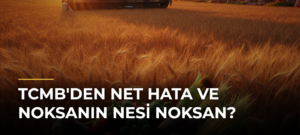 TCMB’den Net Hata ve Noksanın Nesi Noksan?