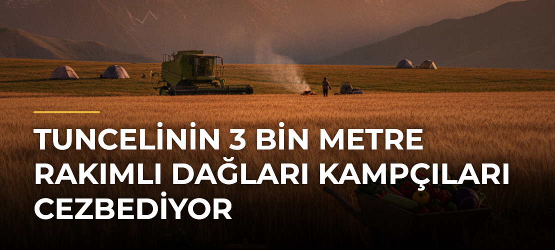 Tuncelinin 3 bin metre rakımlı dağları kampçıları cezbediyor - Mirat Haber