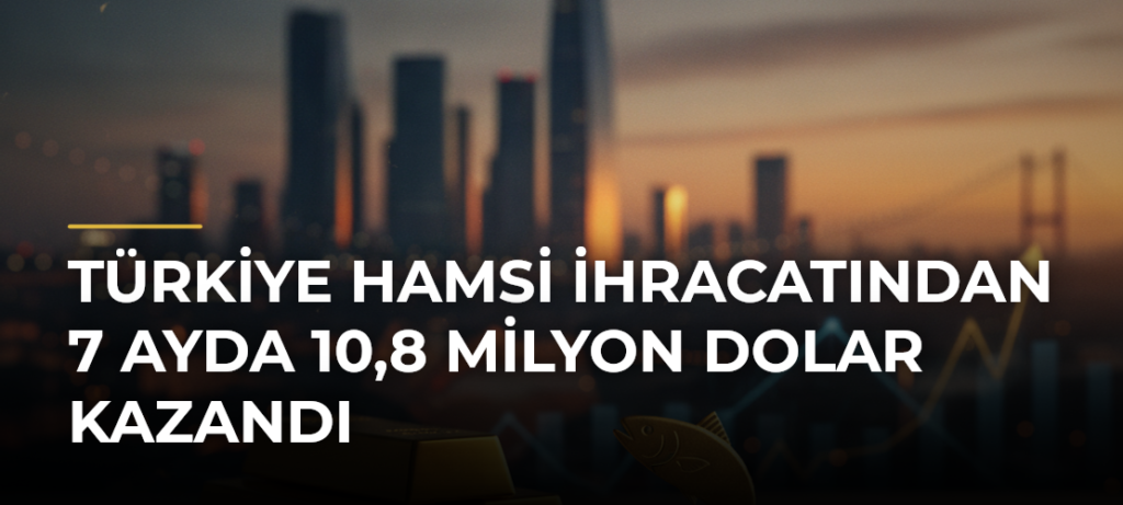 Türkiye hamsi ihracatından 7 ayda 10,8 milyon dolar kazandı