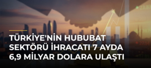 Türkiye’nin hububat sektörü ihracatı 7 ayda 6,9 milyar dolara ulaştı