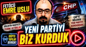 Fetöcü EMRE USLU Yeni Partiyi Biz Kurduk