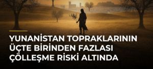 Yunanistan topraklarının üçte birinden fazlası çölleşme riski altında