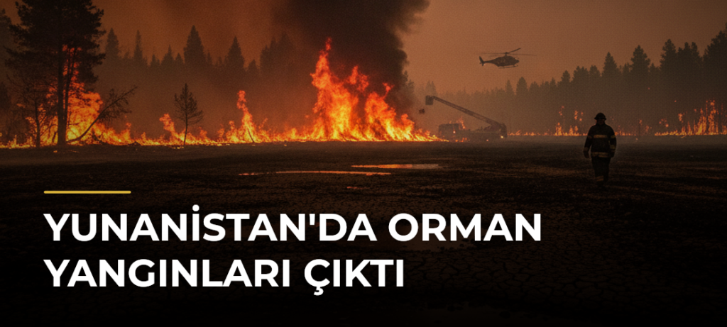 Yunanistan’da Orman Yangınları Çıktı