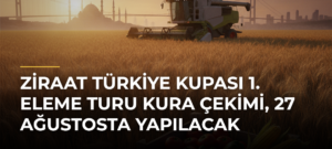 Ziraat Türkiye Kupası 1. eleme turu kura çekimi, 27 Ağustosta yapılacak
