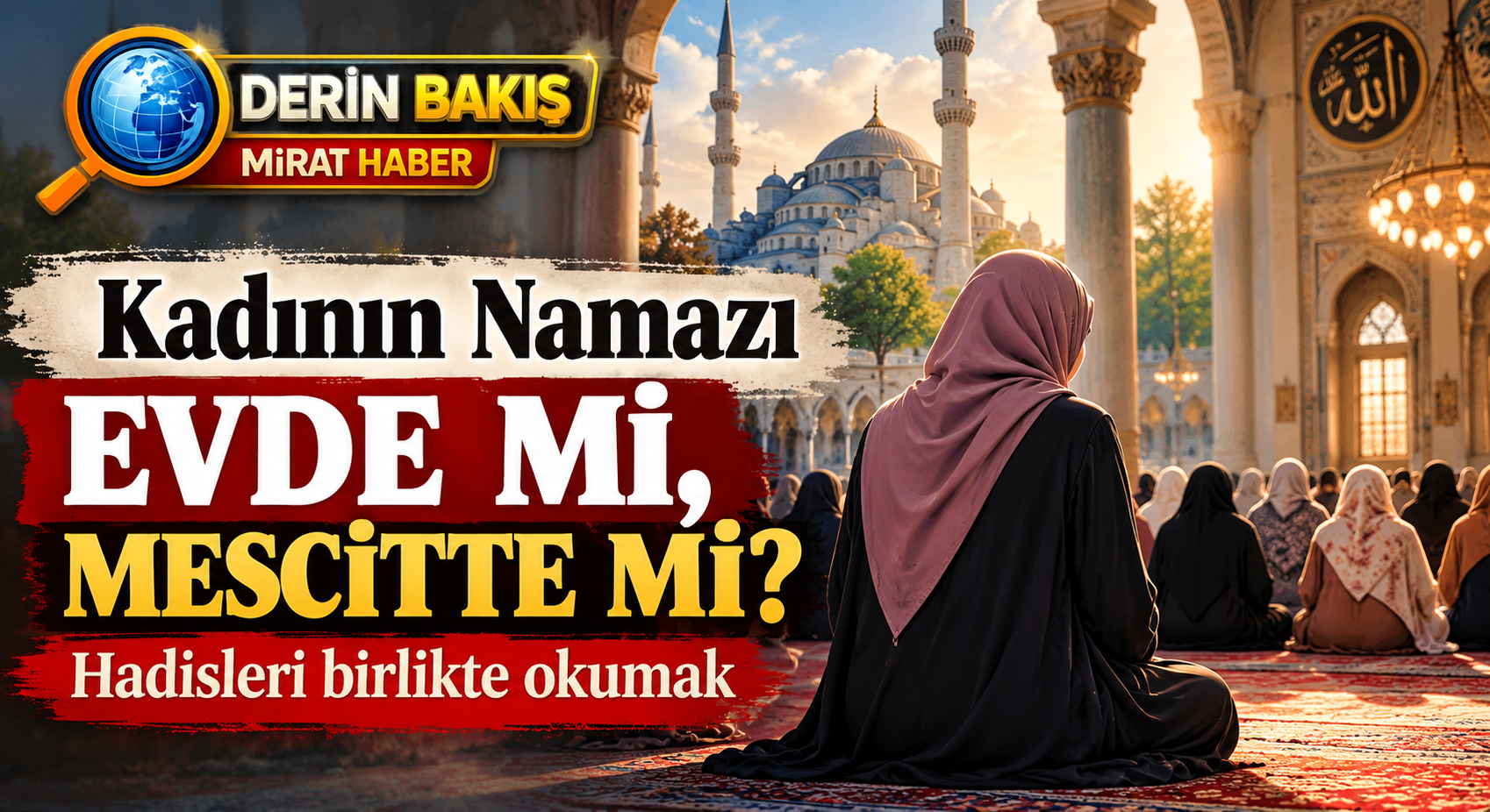 Kadının Namazı Evde mi, Mescitte mi? Hadisleri Birlikte Okumak