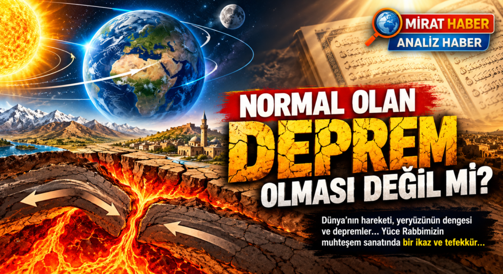 Normal Olan Deprem Olması Değil mi?