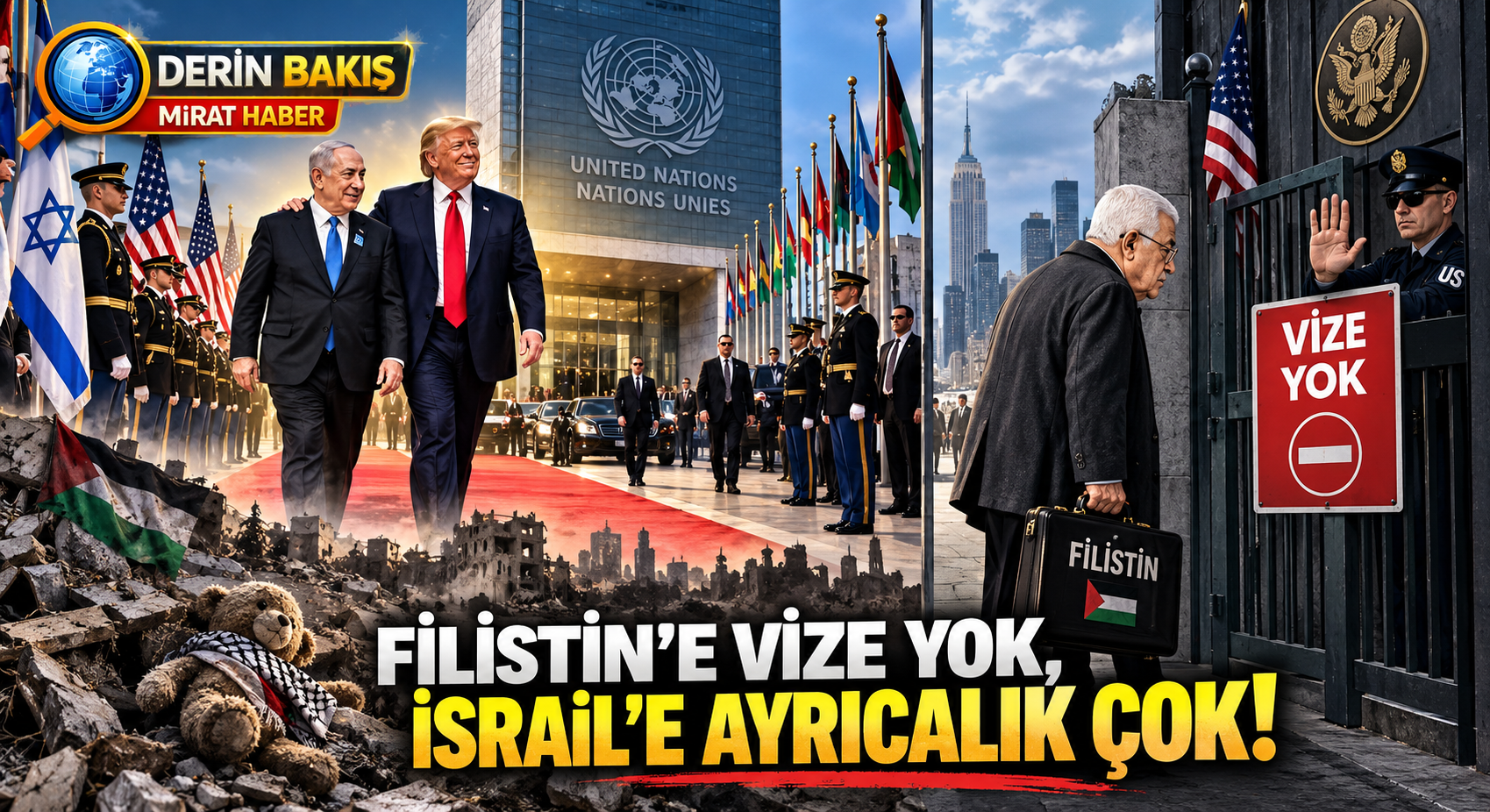 Filistin’e Vize Yok, İsrail’e Ayrıcalık Çok!