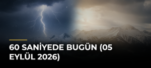 60 Saniyede Bugün (05 Eylül 2026)