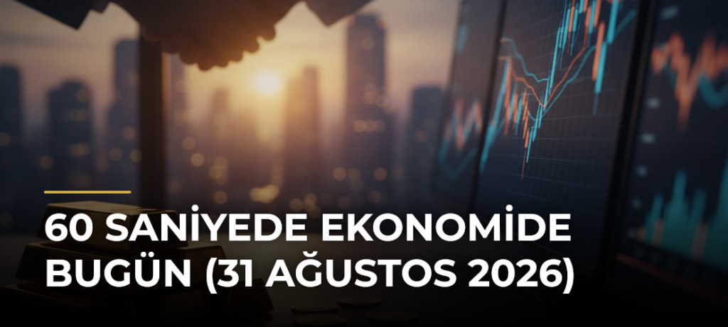 60 Saniyede Ekonomide Bugün (31 Ağustos 2026)