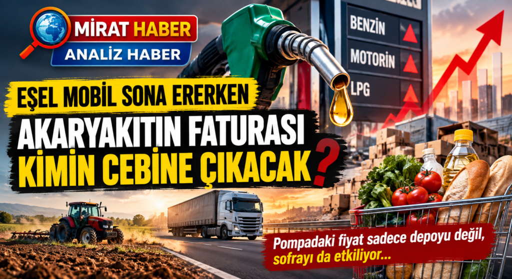 Akaryakıtta Yeni Dönem: Pompadaki Fiyat Sofraya Nasıl Yansıyacak?