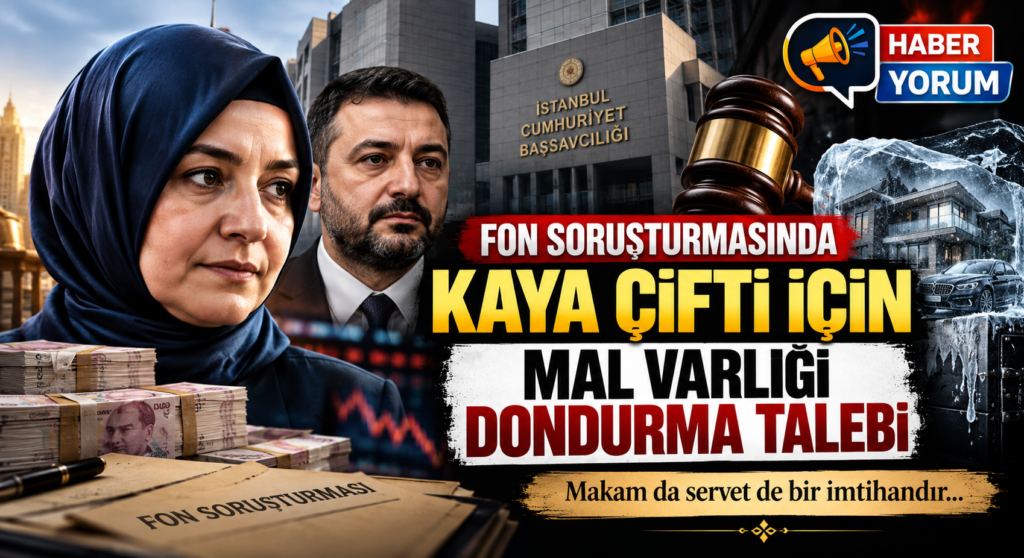 Fon soruşturmasında Kaya çifti için mal varlığı dondurma talebi