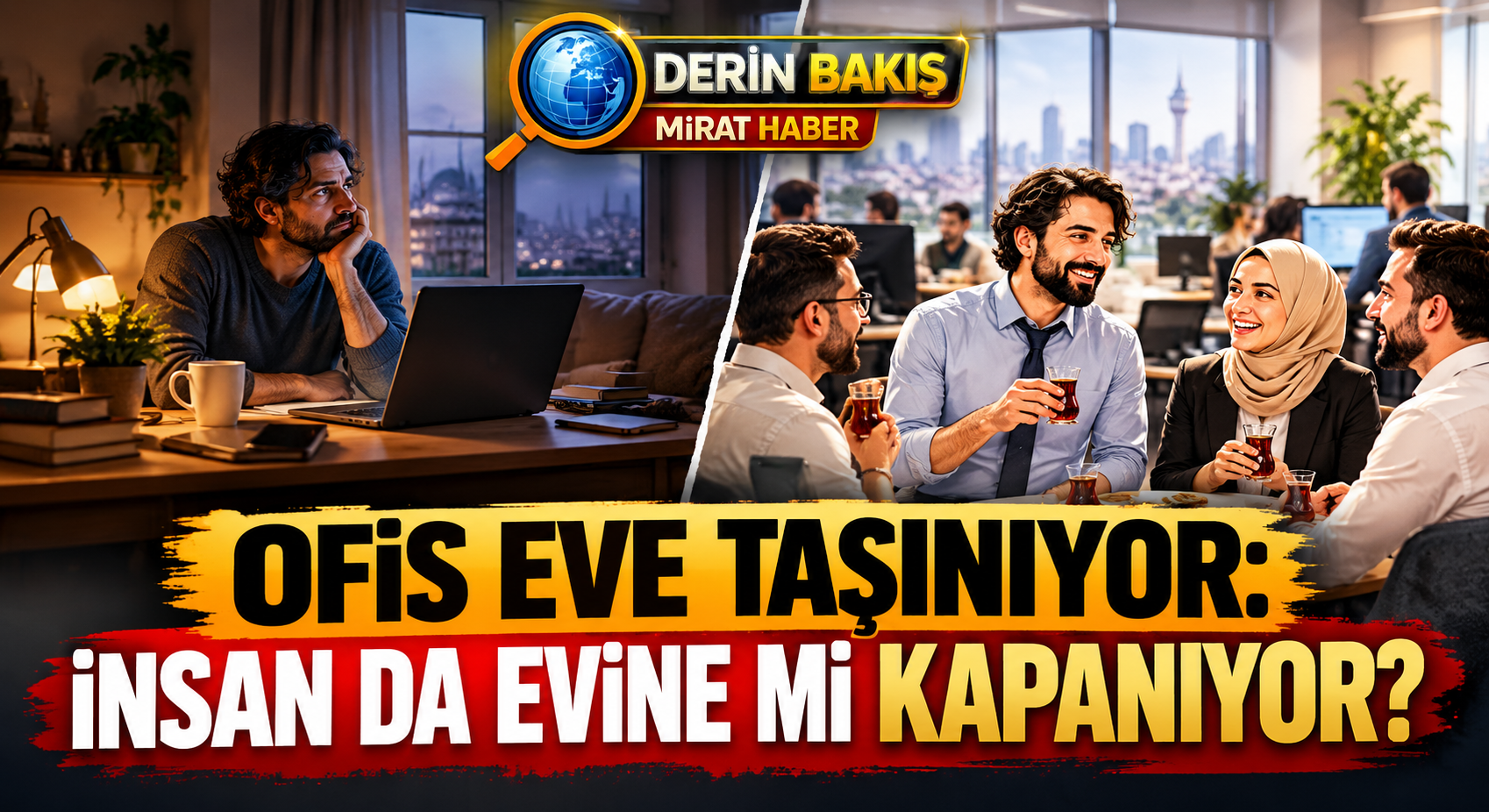 Ofis Eve Taşınıyor: İnsan da Evine mi Kapanıyor?