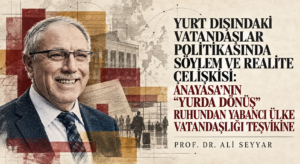 YURT DIŞINDAKİ VATANDAŞLAR POLİTİKASINDA SÖYLEM VE REALİTE ÇELİŞKİSİ: ANAYASA’NIN “YURDA DÖNÜŞ” RUHUNDAN YABANCI ÜLKE VATANDAŞLIĞI TEŞVİKİNE