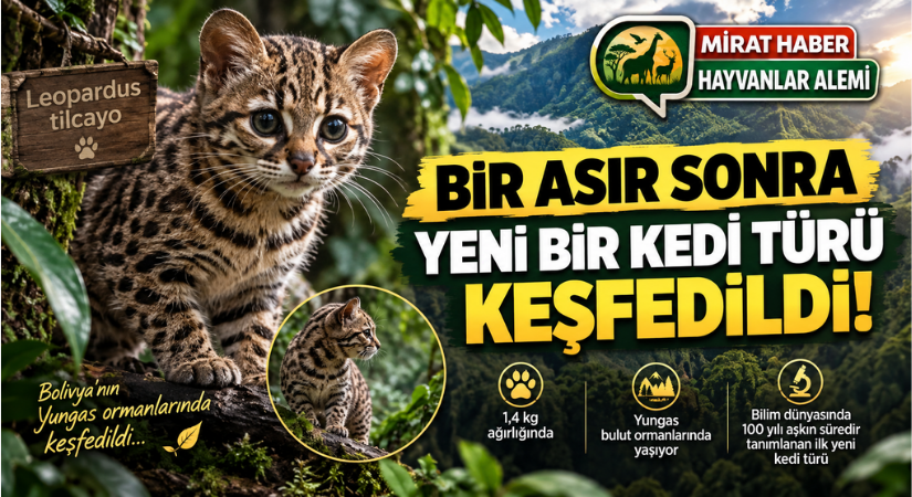 BİR ASIR SONRA YENİ BİR KEDİ TÜRÜ KEŞFEDİLDİ: KÂİNATTAKİ İLAHİ İMZANIN BİR BAŞKA İŞARETİ
