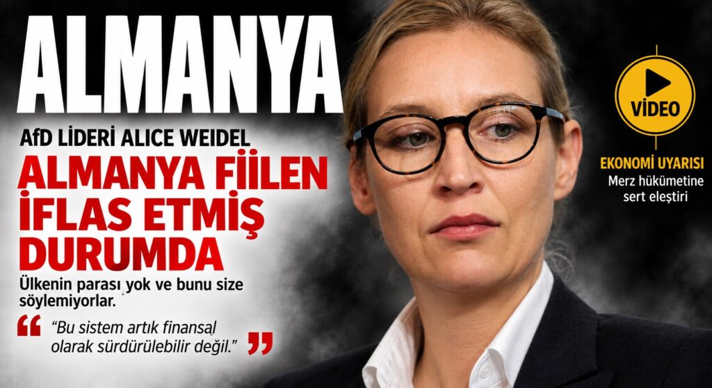 AfD Lideri Weidel: Almanya Fiilen İflas Etmiş Durumda