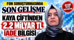 Kaya Çiftinin 2,2 Milyar Lirayı İade Etti