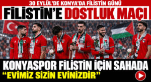 Konyaspor ve Filistin Milli Takımı Arasında Tarihi Dostluk Maçı