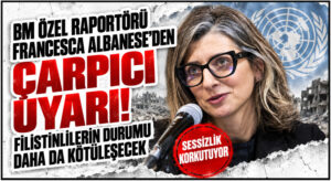 BM Özel Raportörü, Filistinlilerin Durumu Daha Da Kötüleşecek
