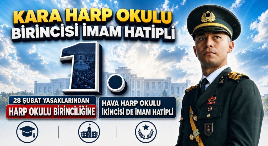 Kara Harp Okulu Birincisi İmam Hatip Mezunu