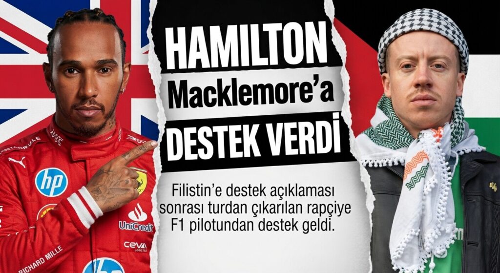 Lewis Hamilton, Macklemore’a Destek Verdi