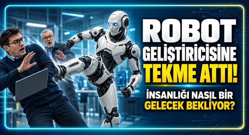 İnsansı Robot Geliştiricisine Saldırdı