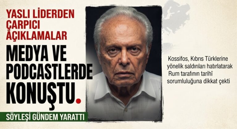 Rum Tarihçi Jerry Kossifos’tan Kıbrıs İtirafı