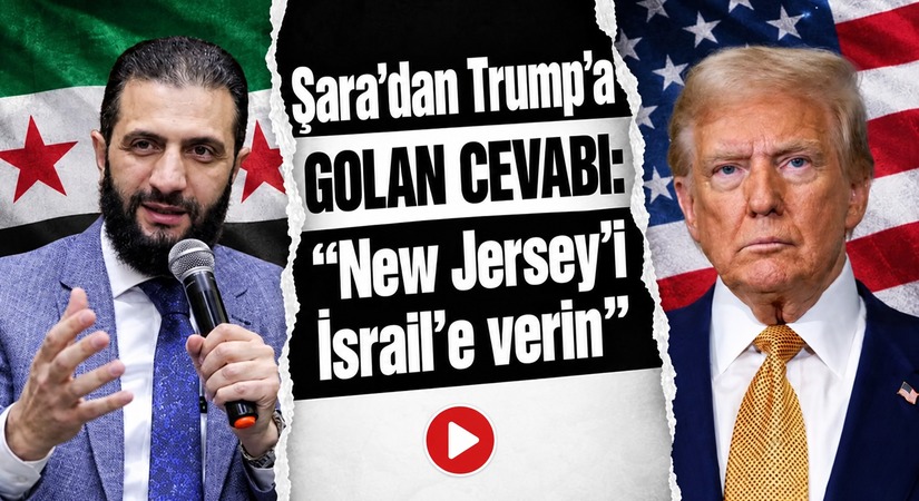 Ahmed Şara, Trumpa Golan Tepeleri Cevabı