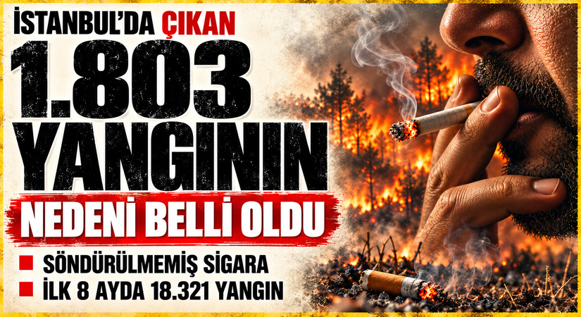 Yangının Nedeni Söndürülmemiş Sigara