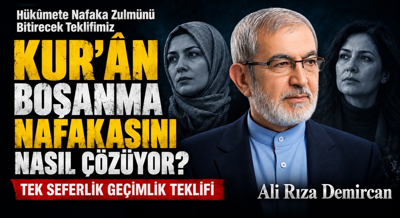 Hükûmete Nafaka Zulmünü Bitirecek Teklifimiz