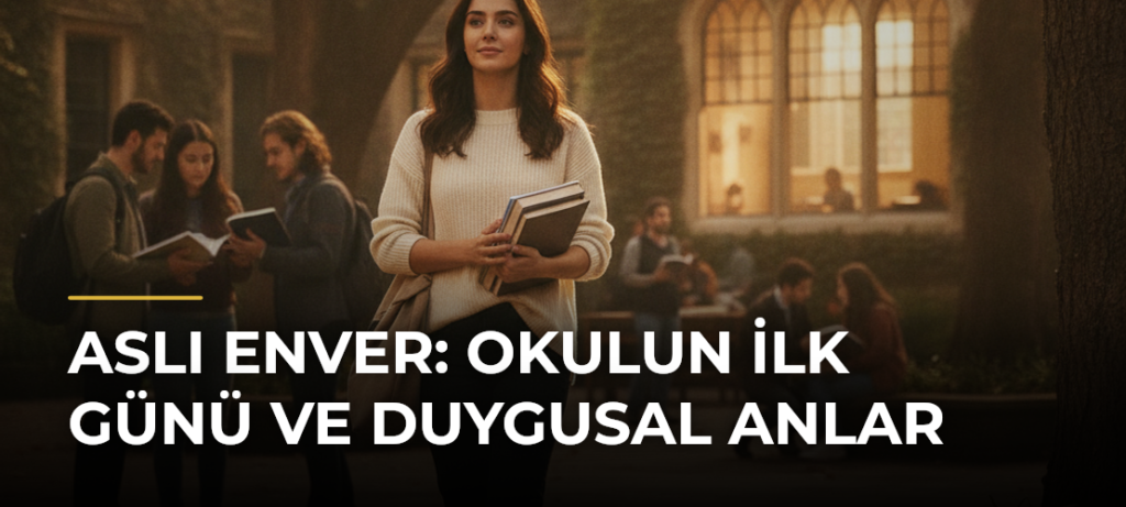 Aslı Enver: Okulun İlk Günü ve Duygusal Anlar