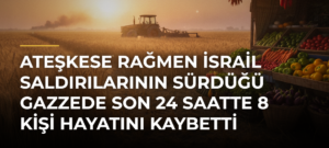 Ateşkese rağmen İsrail saldırılarının sürdüğü Gazzede son 24 saatte 8 kişi hayatını kaybetti